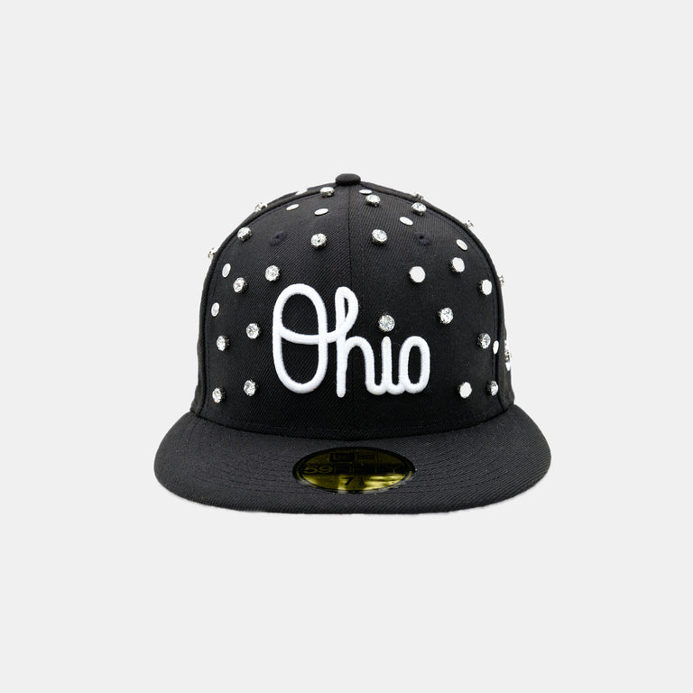 CHAMPIONSHIP RING  'SCRIPT OHIO' BLACK FITTED