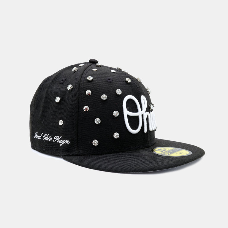 CHAMPIONSHIP RING  'SCRIPT OHIO' BLACK FITTED