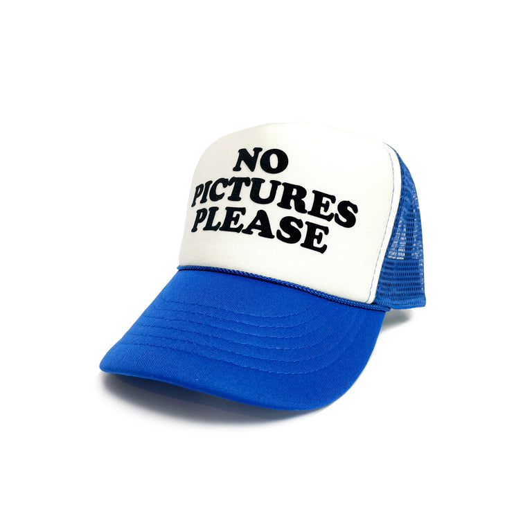 NO PICTURES PLEASE TRUCKER HAT